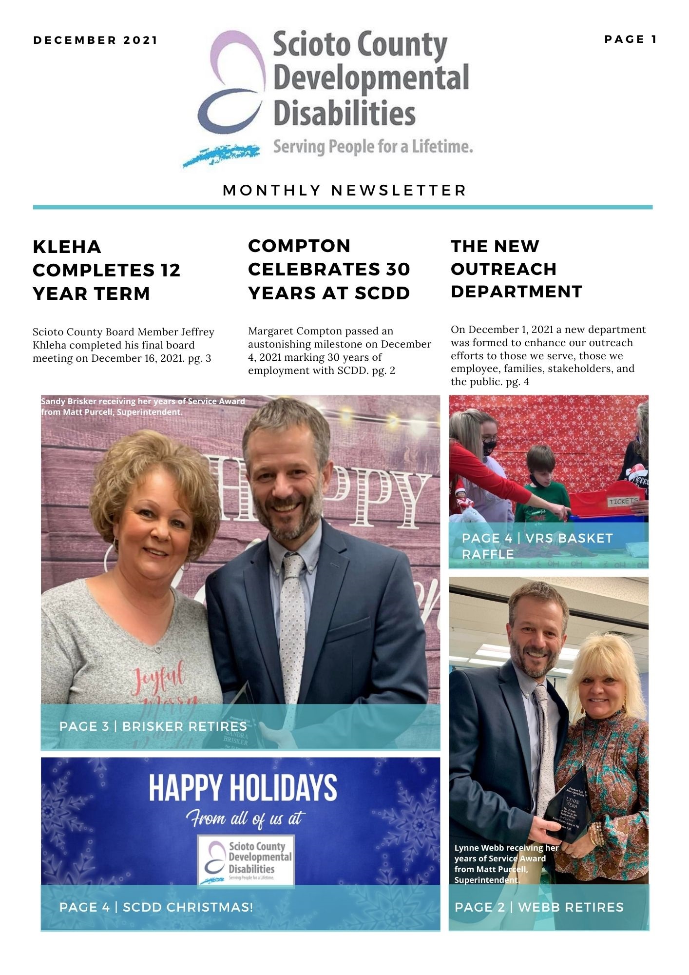 December 2021 Newsletter