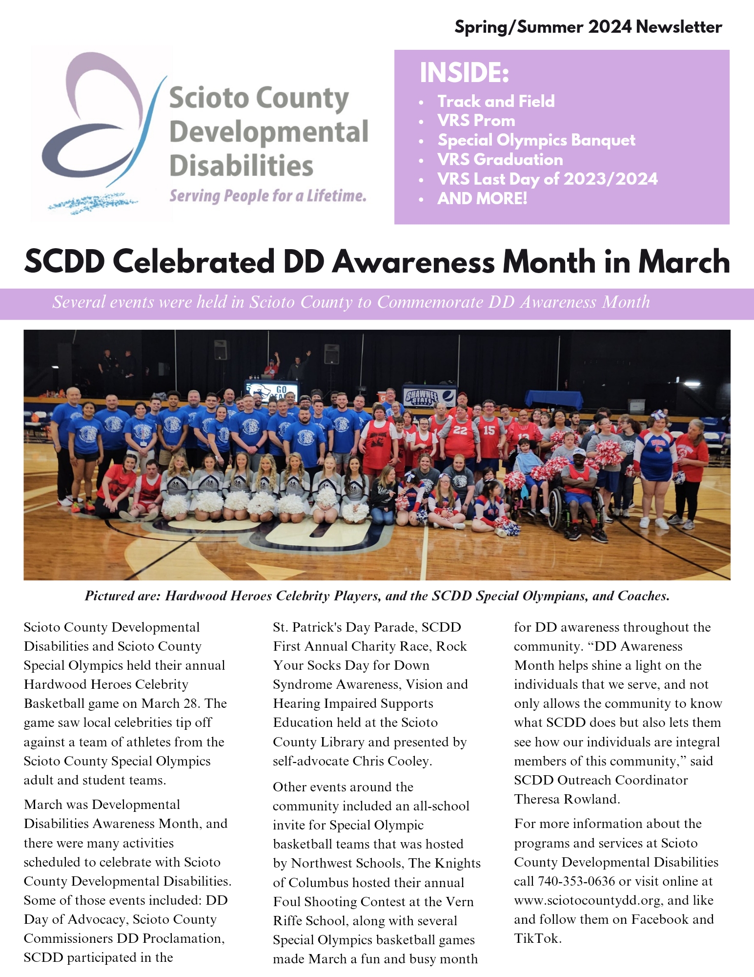 Spring/Summer 2024 Newsletter